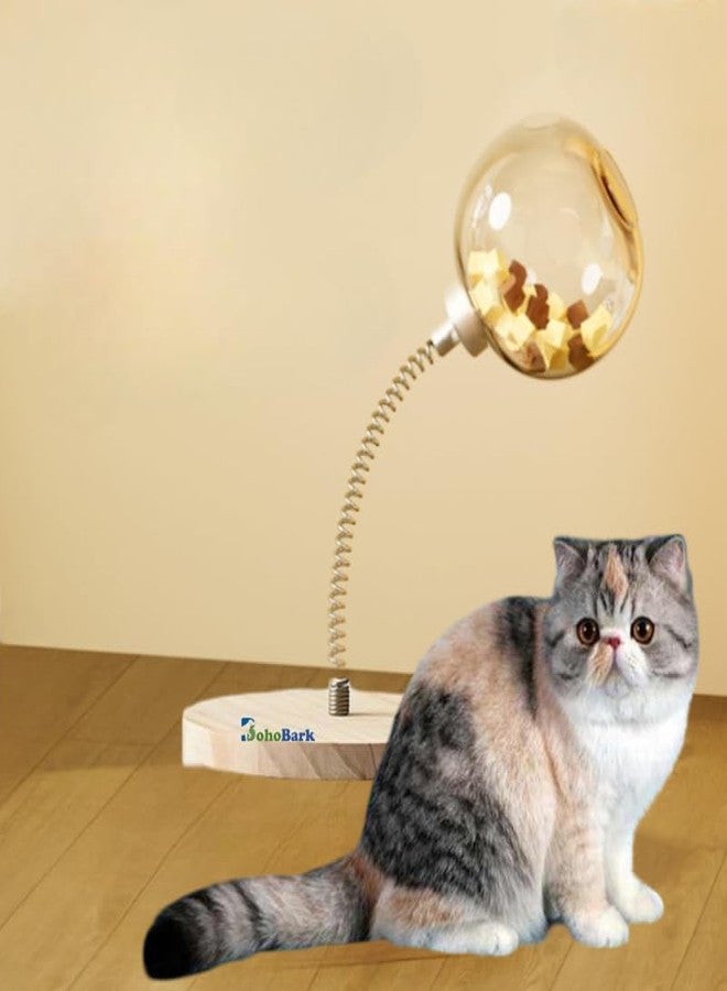 BohoBark Fun Cat Tumbler Toy Cat Feeder Ball Pet Interactive Play Toy Cat Food Dispenser cat Tumbler Toy Large cat Tumbler Toy - Image 1